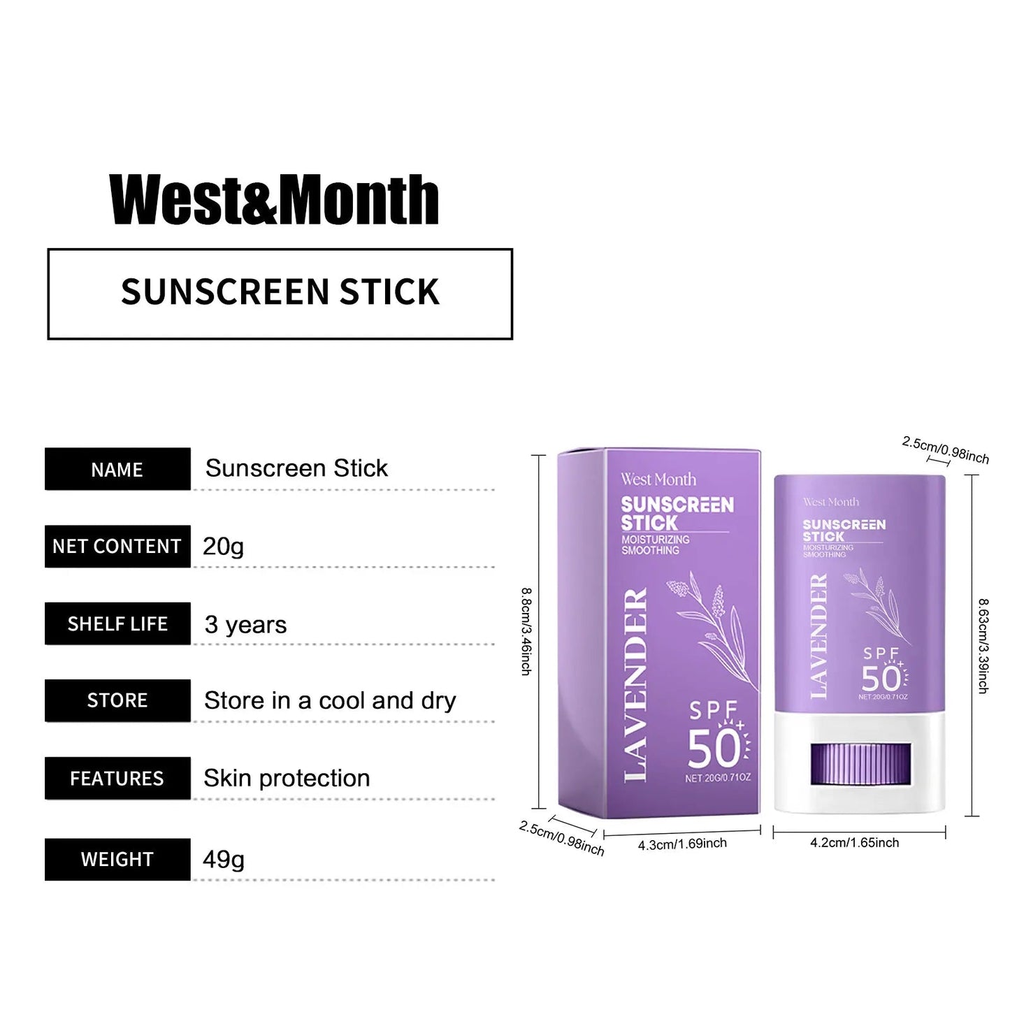 SPF 50 Sun Stick – UV Protection & Hydration RIAZ EXPRESS.COM