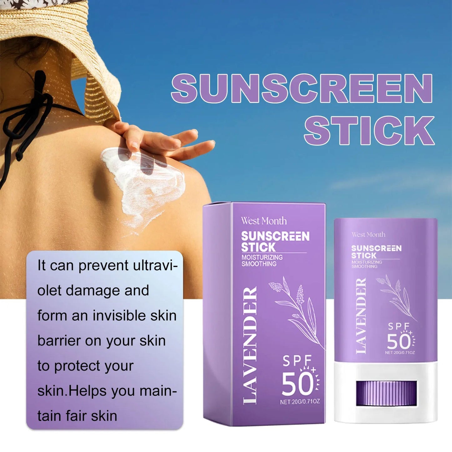SPF 50 Sun Stick – UV Protection & Hydration RIAZ EXPRESS.COM