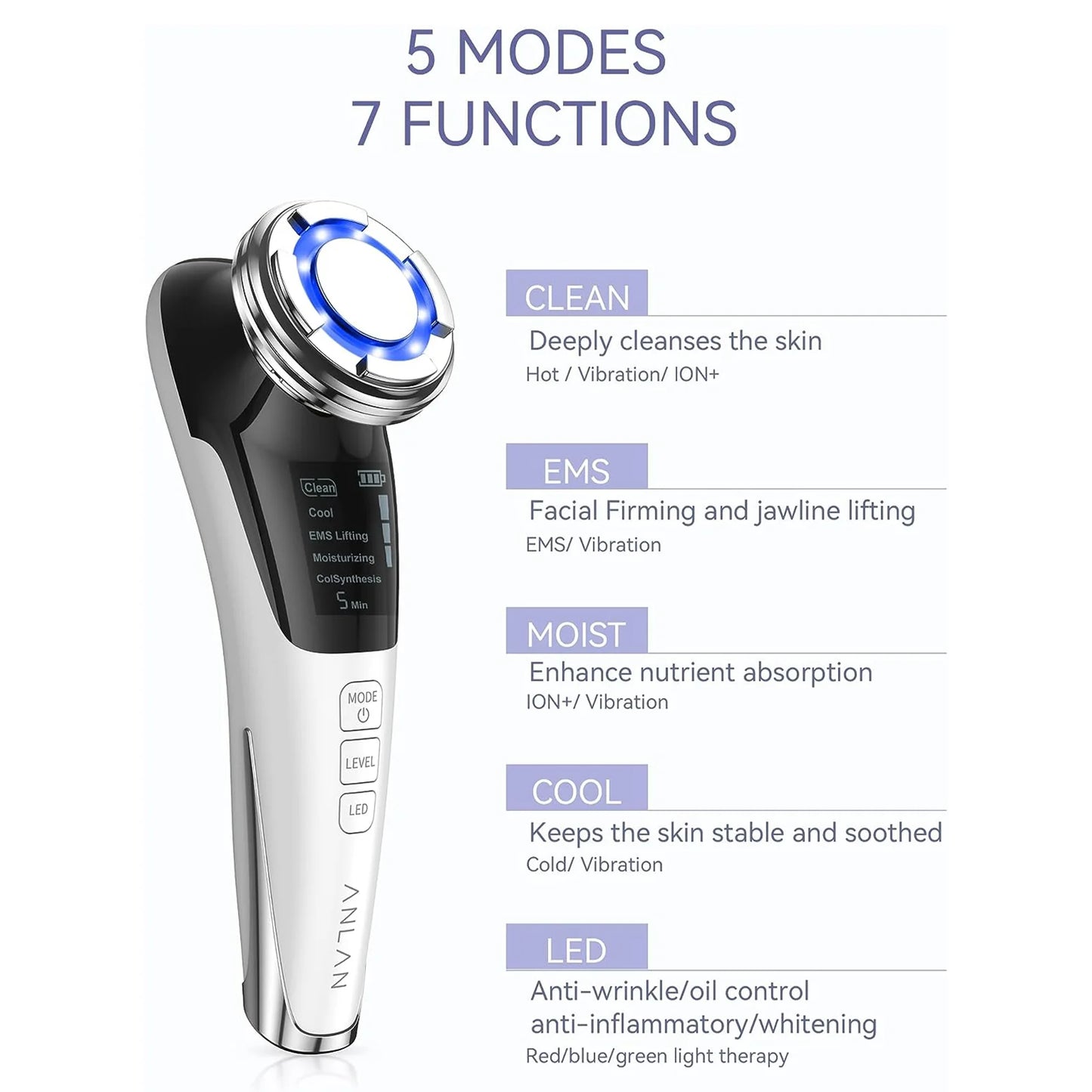 ANLAN EMS Face Massager