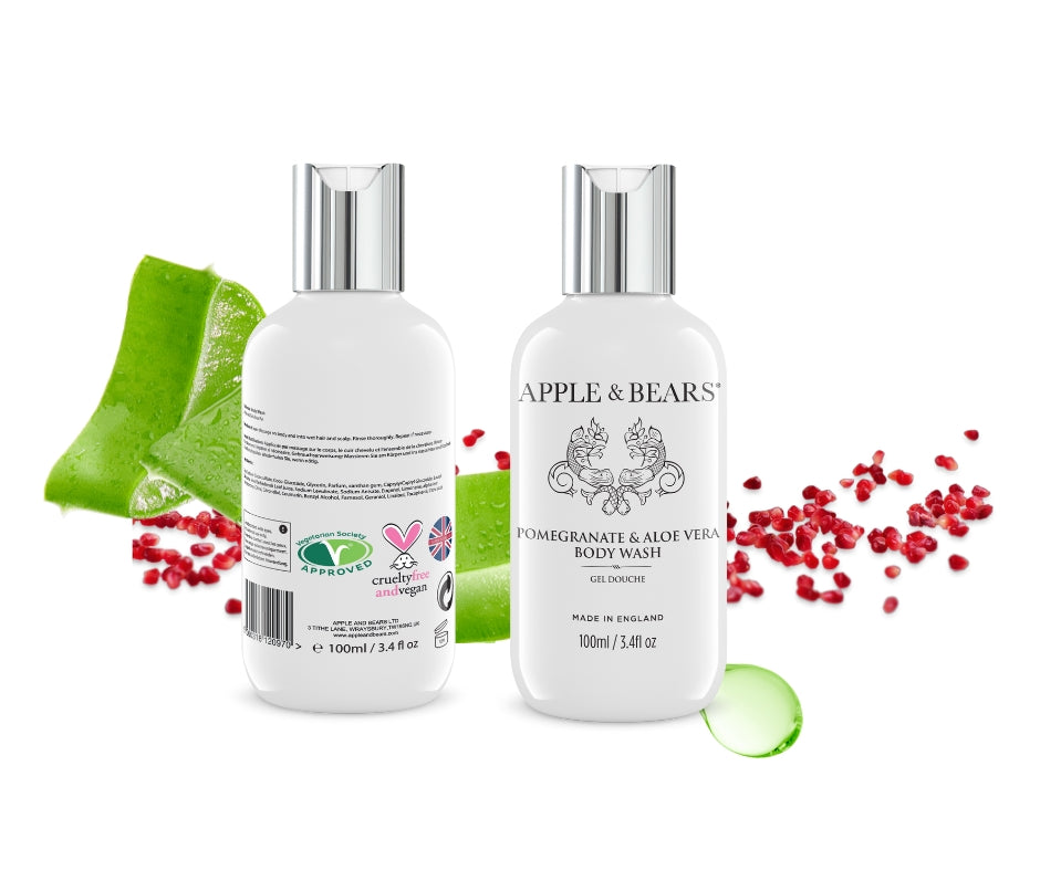 Pomegranate & Aloe Vera Body Wash – Travel Size 100ml
