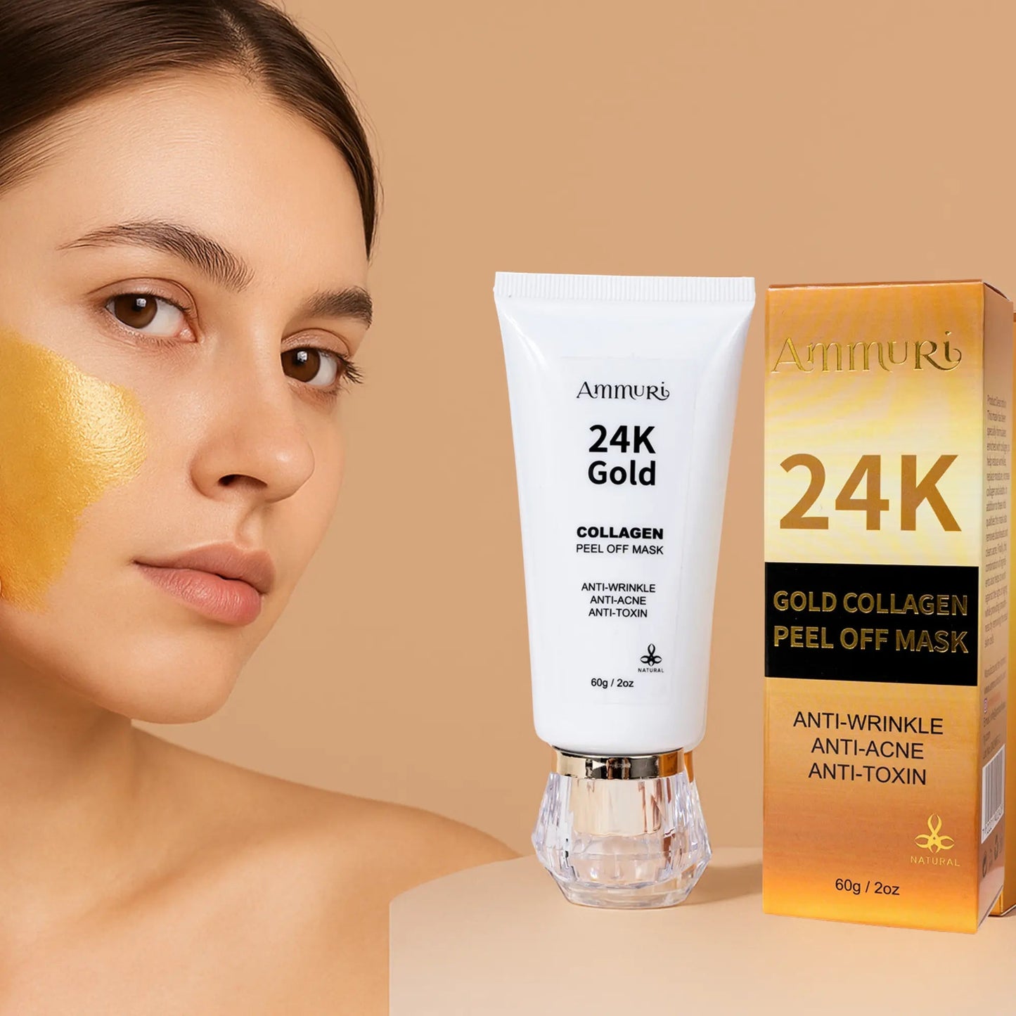 Ammuri 24K Gold Peel-Off Face Mask