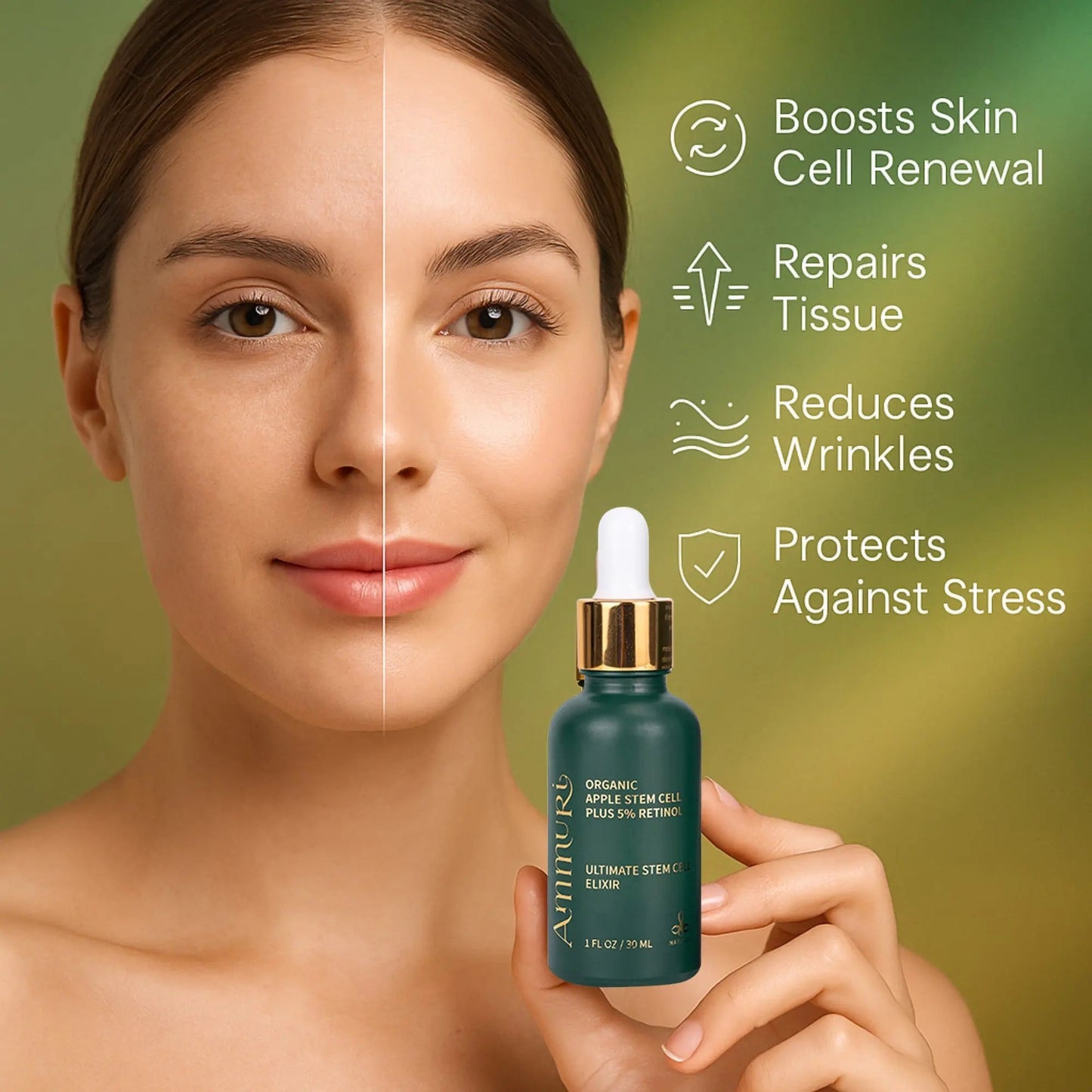 Ammuri Retinol 5% Serum 5% – Anti-Ageing & Acne Treatment (30ml)