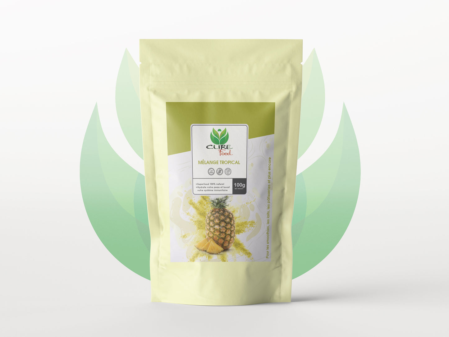 Mélange Tropical Bio – Superfood Mangue, Papaye & Curcuma