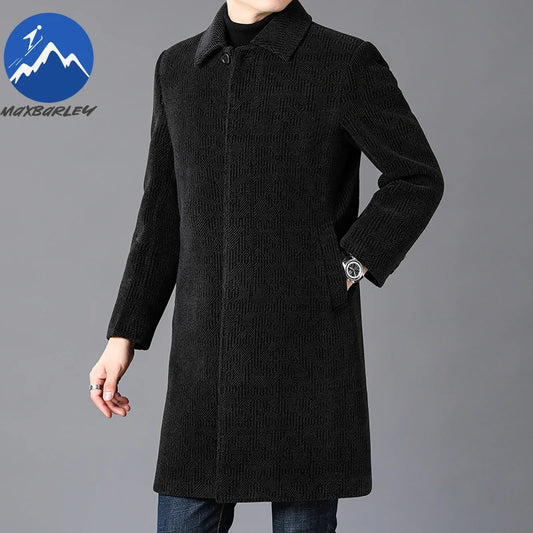 Maxbarley Wool Blend Winter Coat