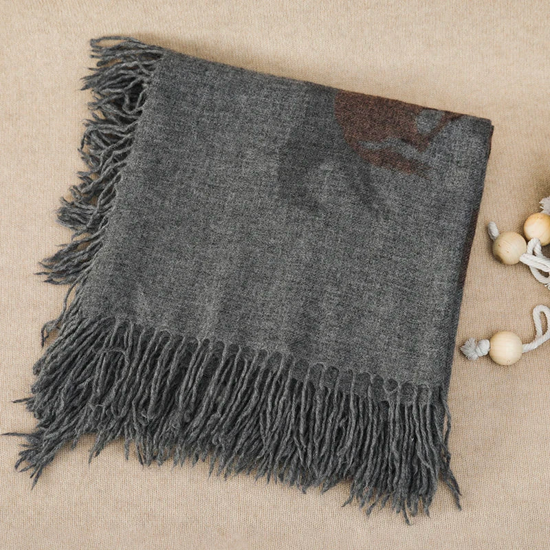 Cashmere Tassel Shawl