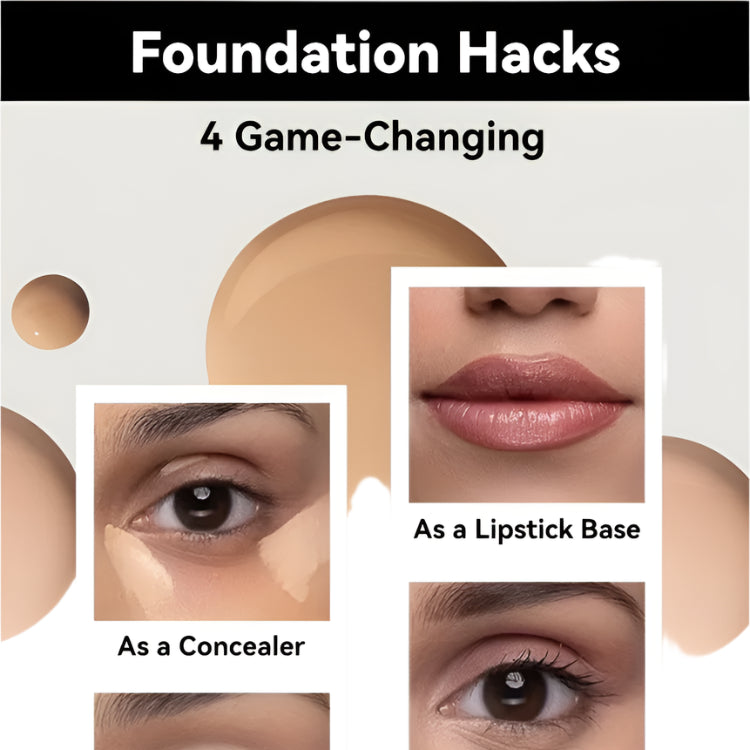 2-in-1 Liquid Foundation & Concealer – Full Coverage, Waterproof & Hydrating
