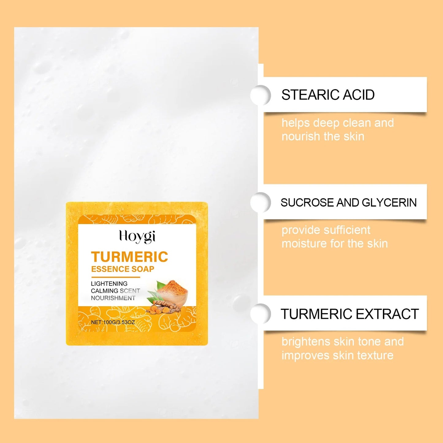 Natural Turmeric Face & Body Bar riazexpress