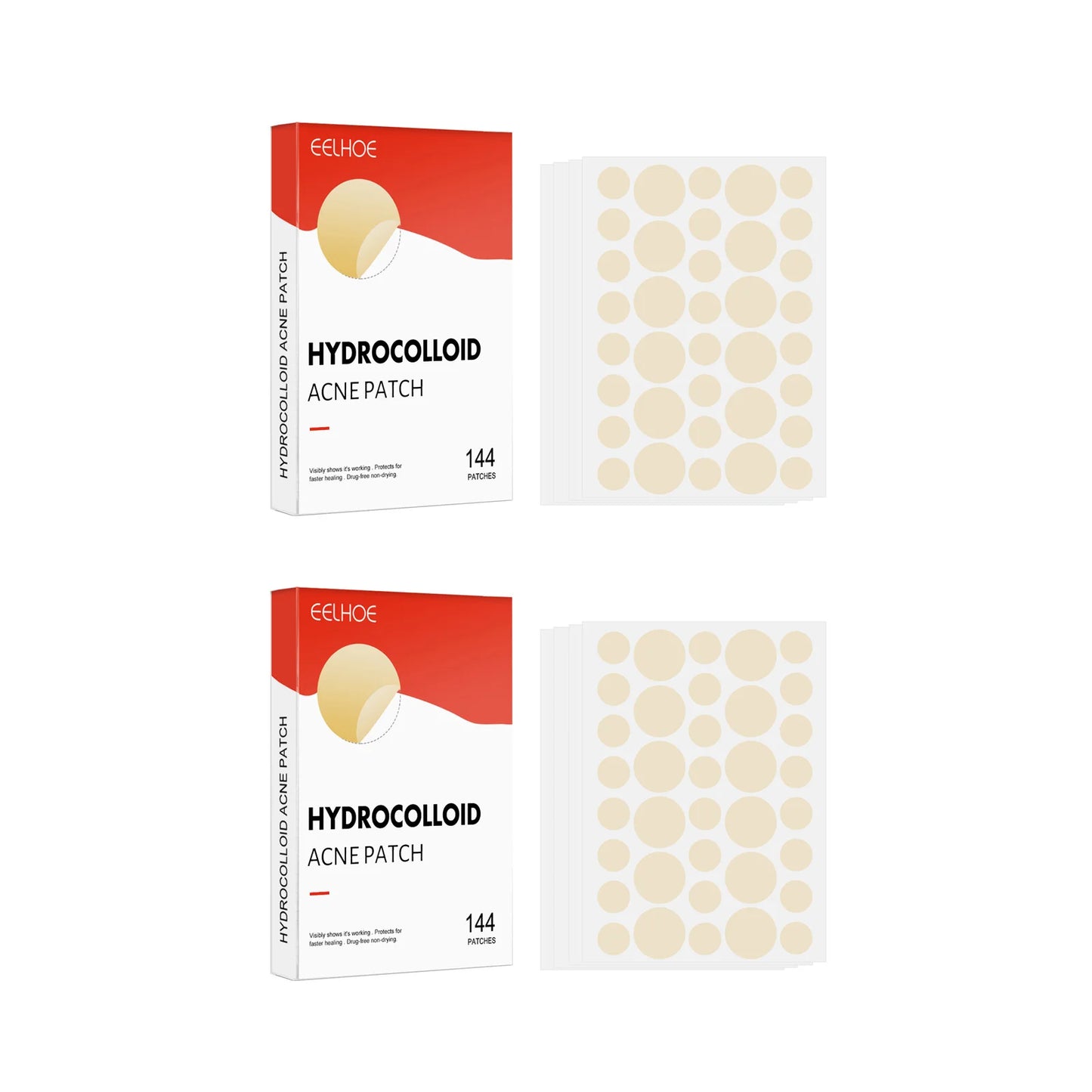 Invisible Hydrocolloid Acne Patches