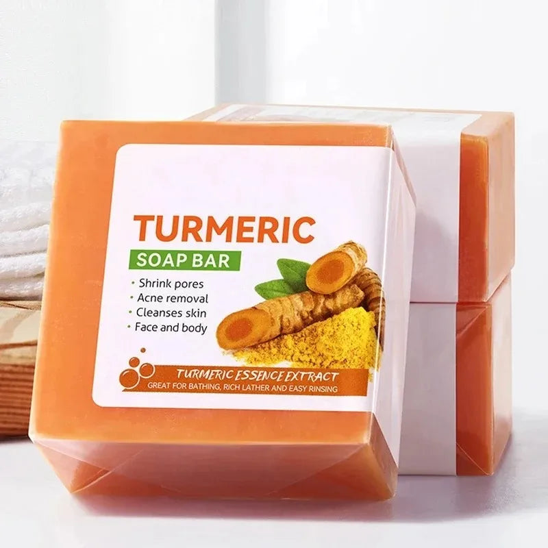 Handmade Turmeric Brightening Soap riazexpress