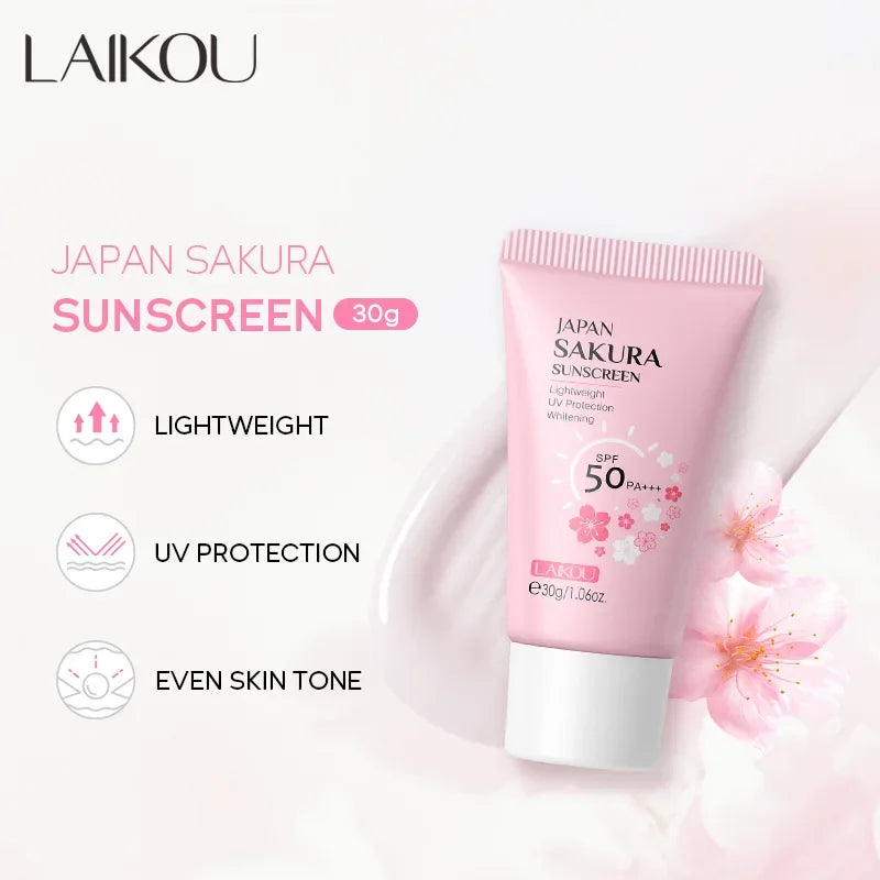 Laikou Sakura SPF 50 Sunscreen Cream – 30g