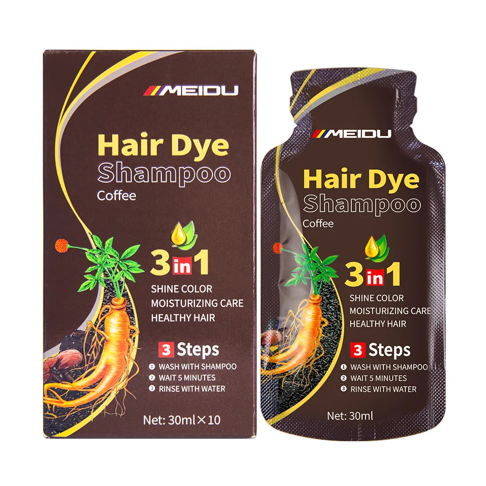 30ml 3-in-1 Hair Dye Shampoo riazexpress