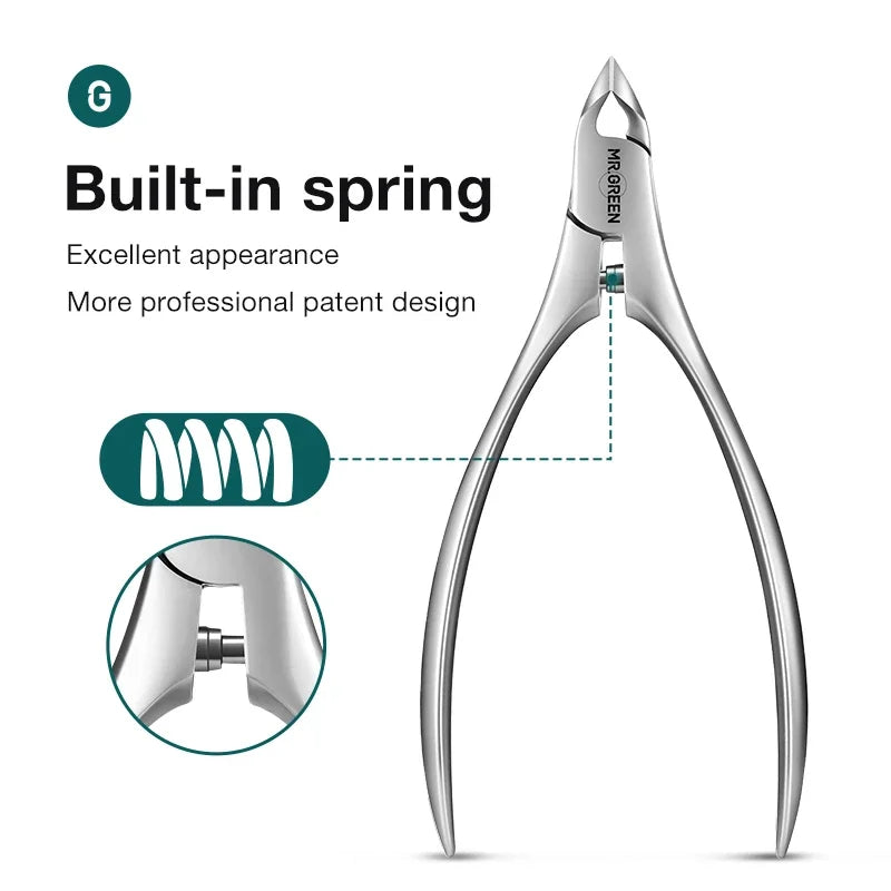 Stainless Steel Cuticle Nippers – Dead Skin Remover Tool