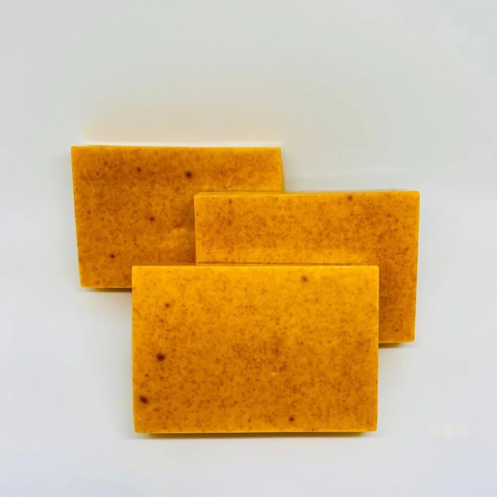 Turmeric & Lemon Soap – 100g Handmade Kojic Acid Face & Body Bar