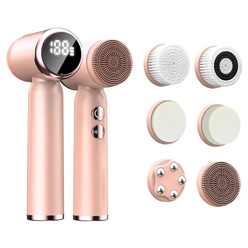 6-in-1 Sonic Facial Cleansing Brush
