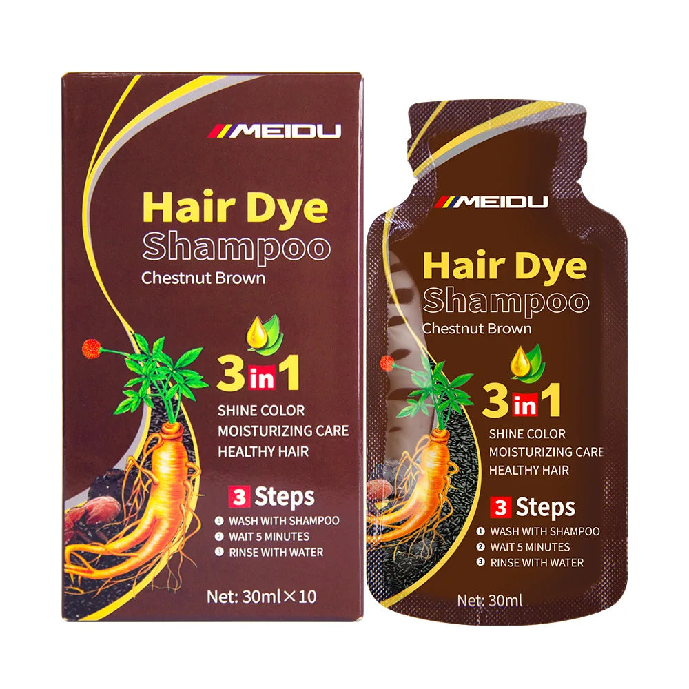 30ml 3-in-1 Hair Dye Shampoo riazexpress