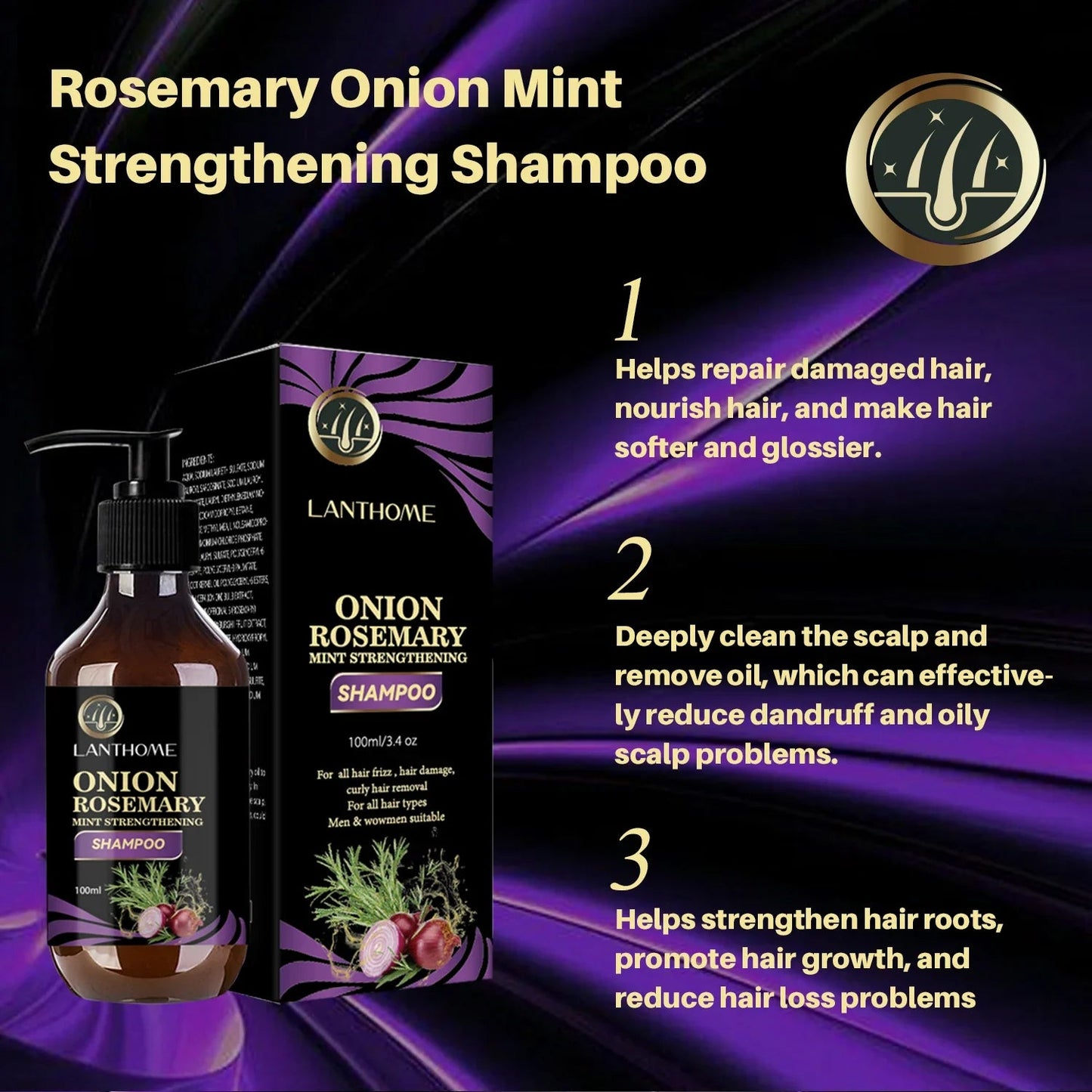 Onion & Rosemary Hair Regrowth riazexpress