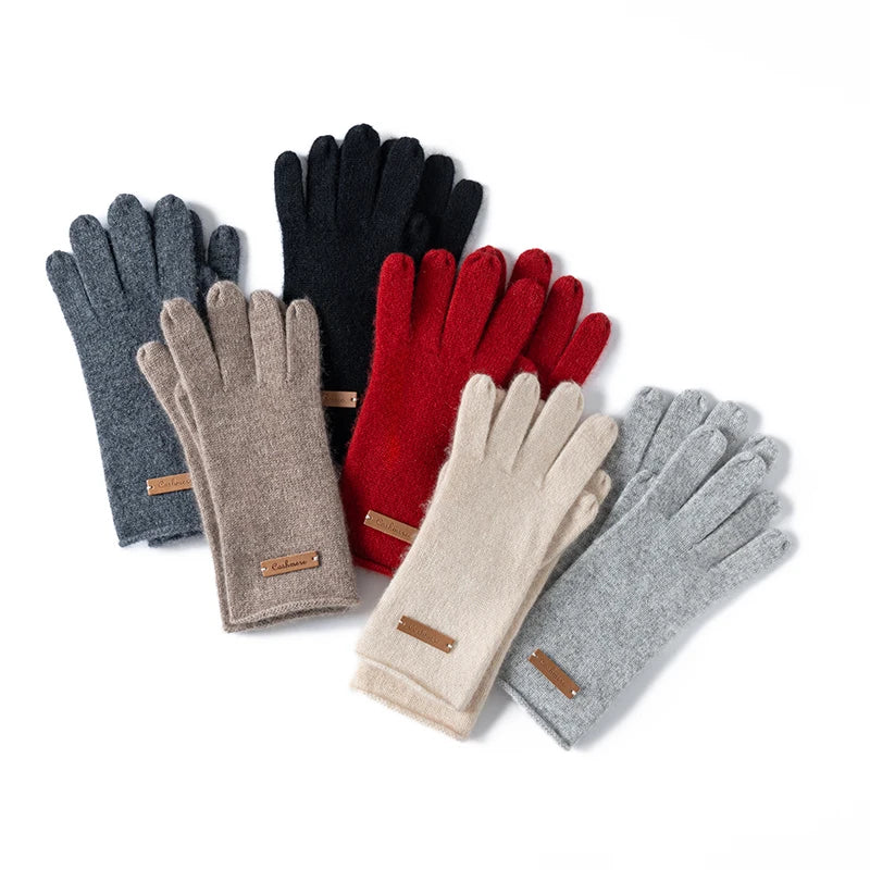 Unisex Cashmere Gloves – Warm Knit Winter Gloves