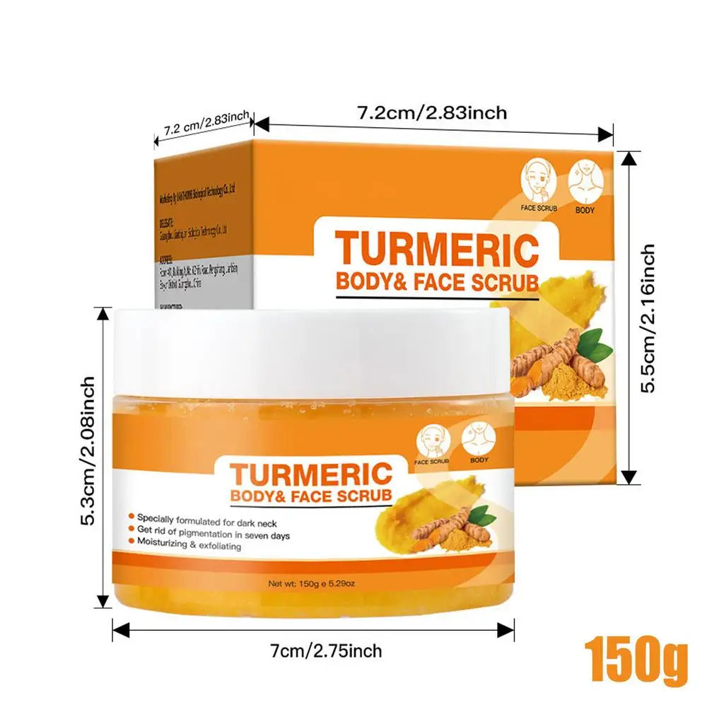 Turmeric Brightening Face Scrub riazexpress