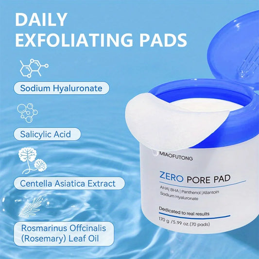 Hyaluronic Acid Makeup Remover Pads – 70 Pcs