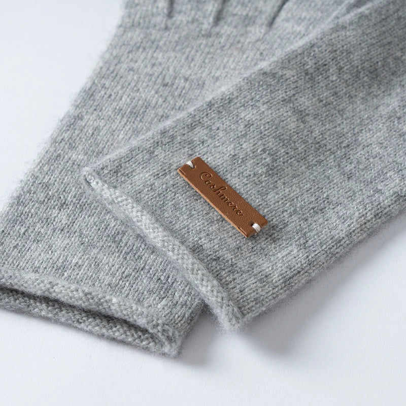 Unisex Cashmere Gloves – Warm Knit Winter Gloves