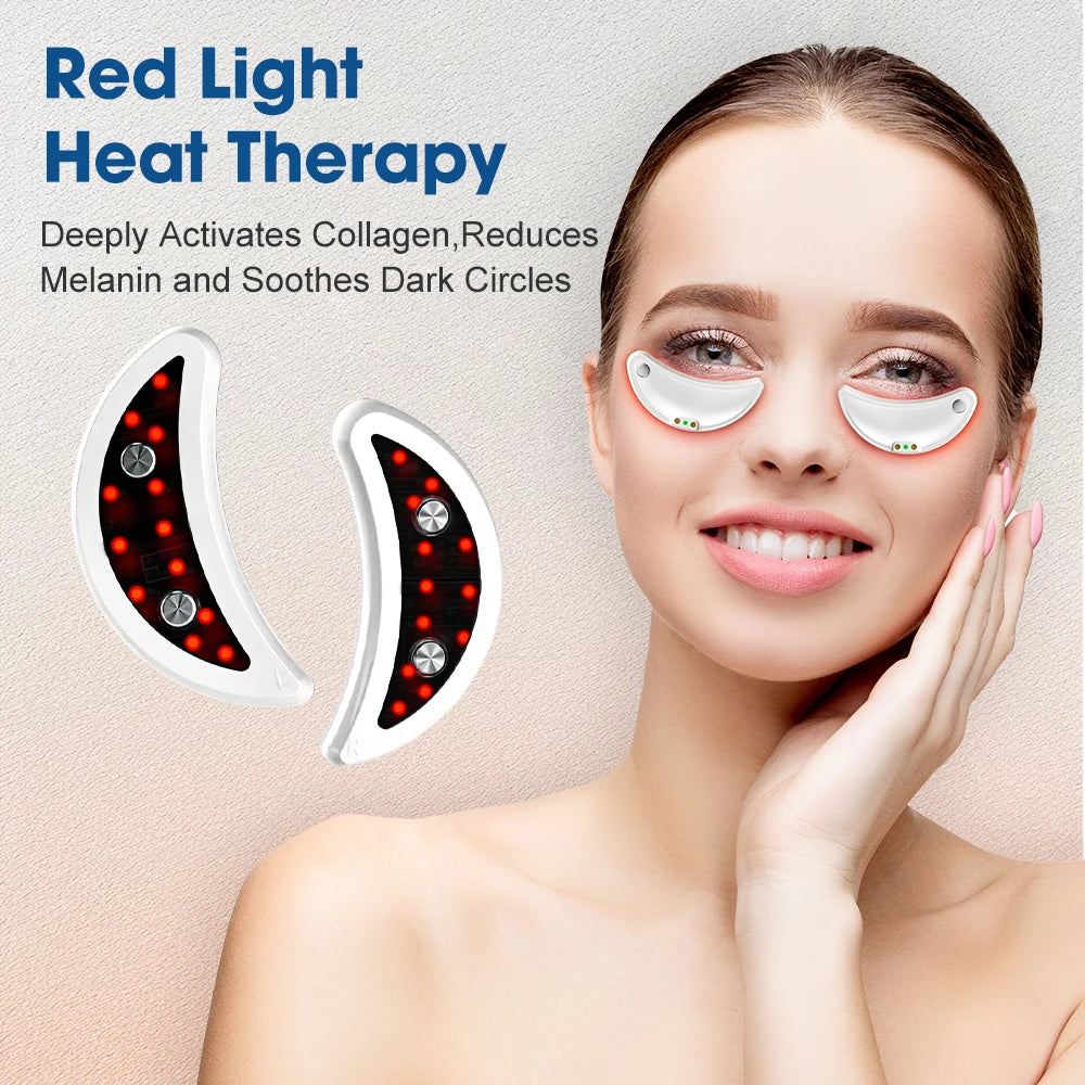 Luxury Microcurrent Eye Massager – Red Light Therapy