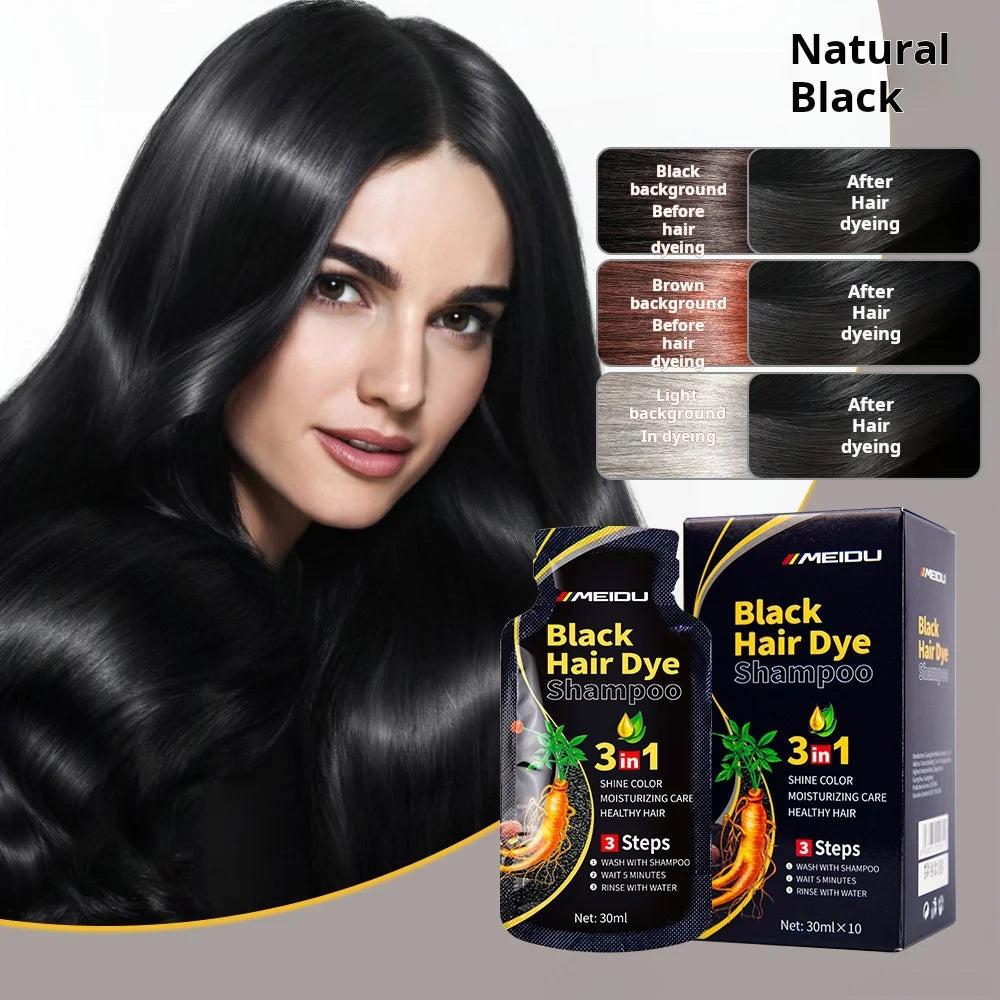 30ml 3-in-1 Hair Dye Shampoo riazexpress