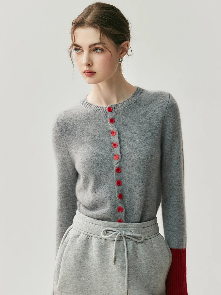 Cashmere Cardigan Round Neck – Autumn/Winter