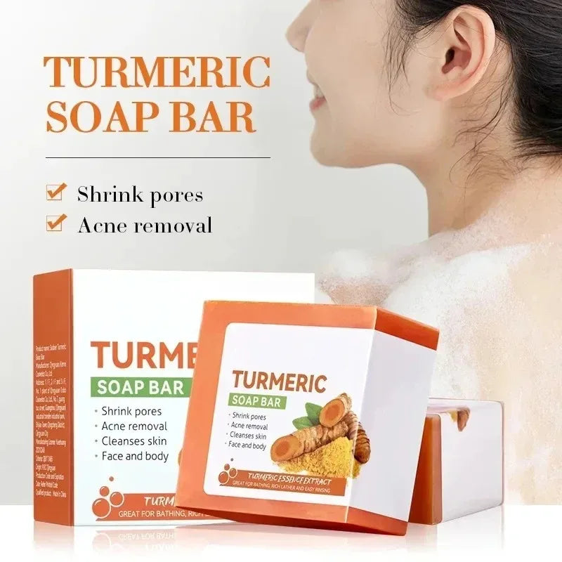 Handmade Turmeric Brightening Soap riazexpress