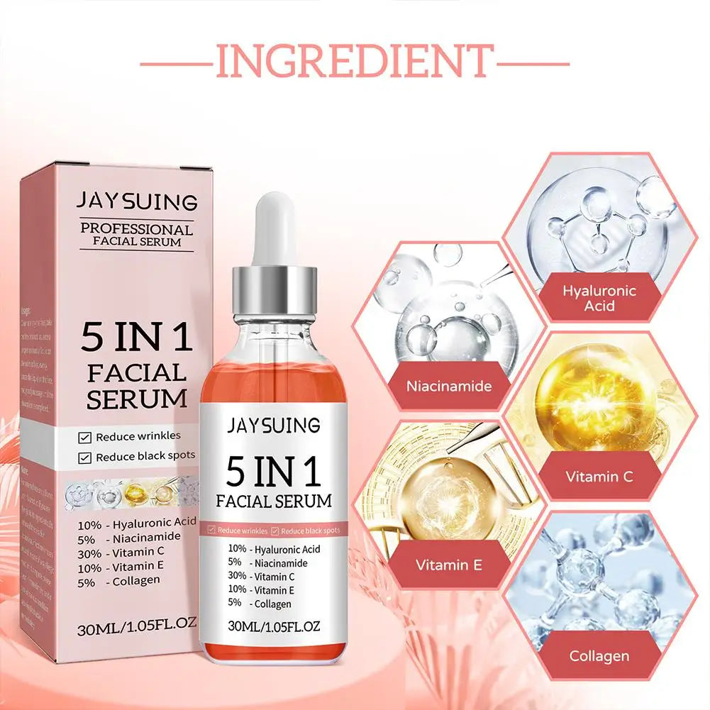 5 in 1 Vitamin C Face Serum – Firming & Brightening