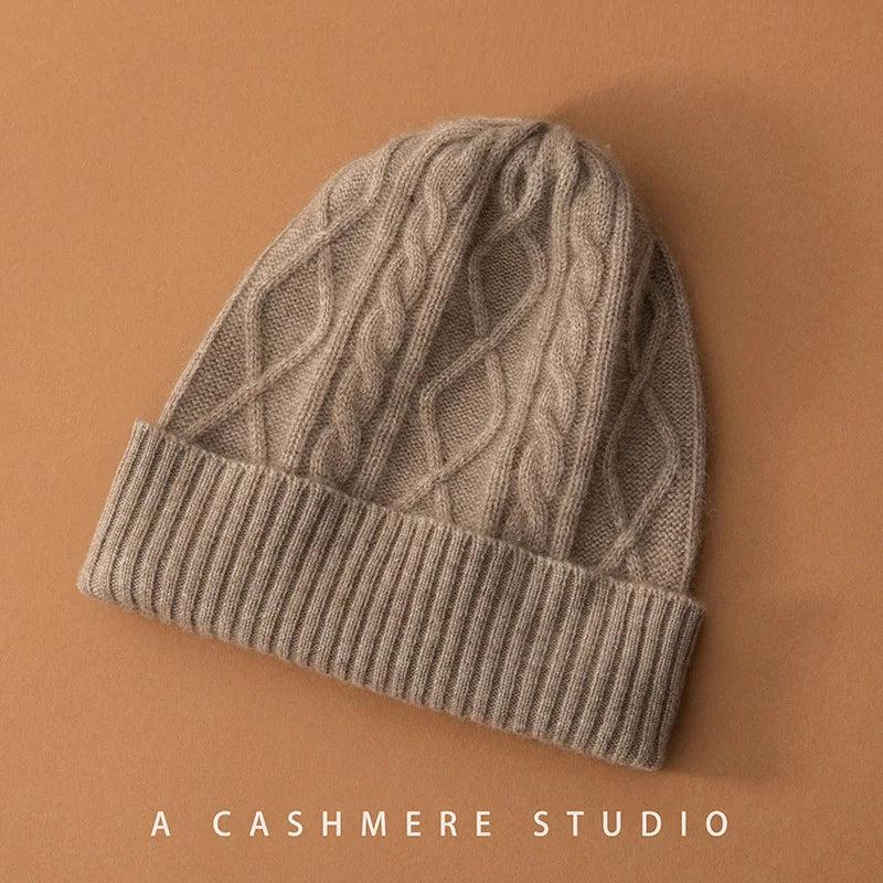 Cashmere Knit Beanie – Women’s Winter Hat