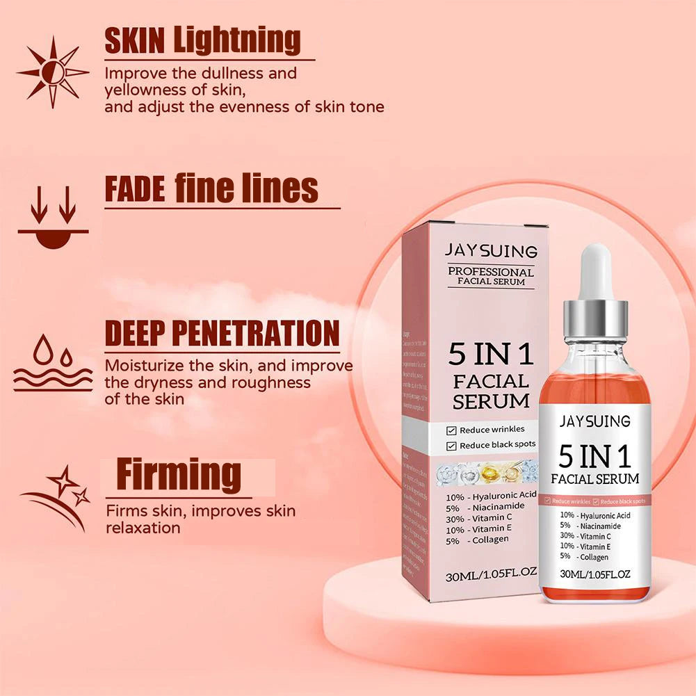 5 in 1 Vitamin C Face Serum – Firming & Brightening