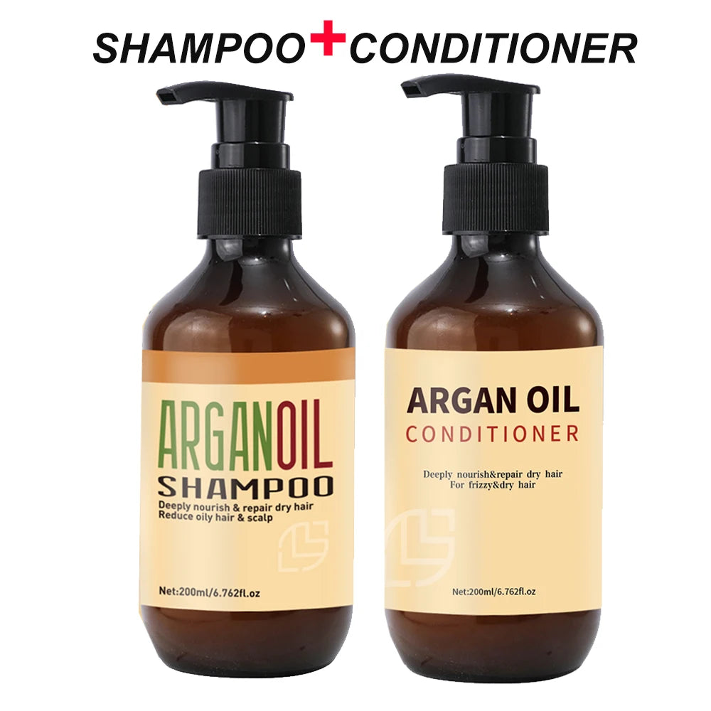 200ml Argan Oil Shampoo & Conditioner riazexpress