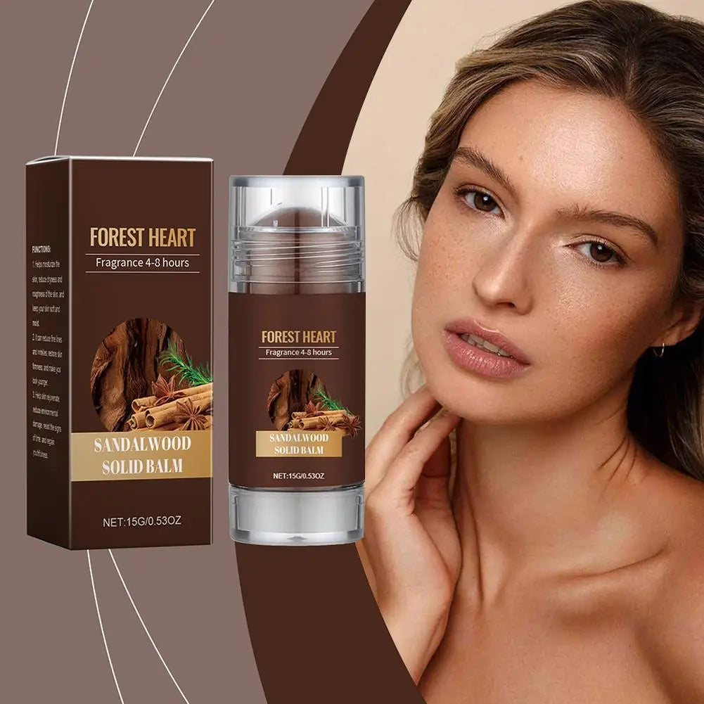 Sandalwood Solid Perfume Balm – Long-Lasting Natural Fragrance