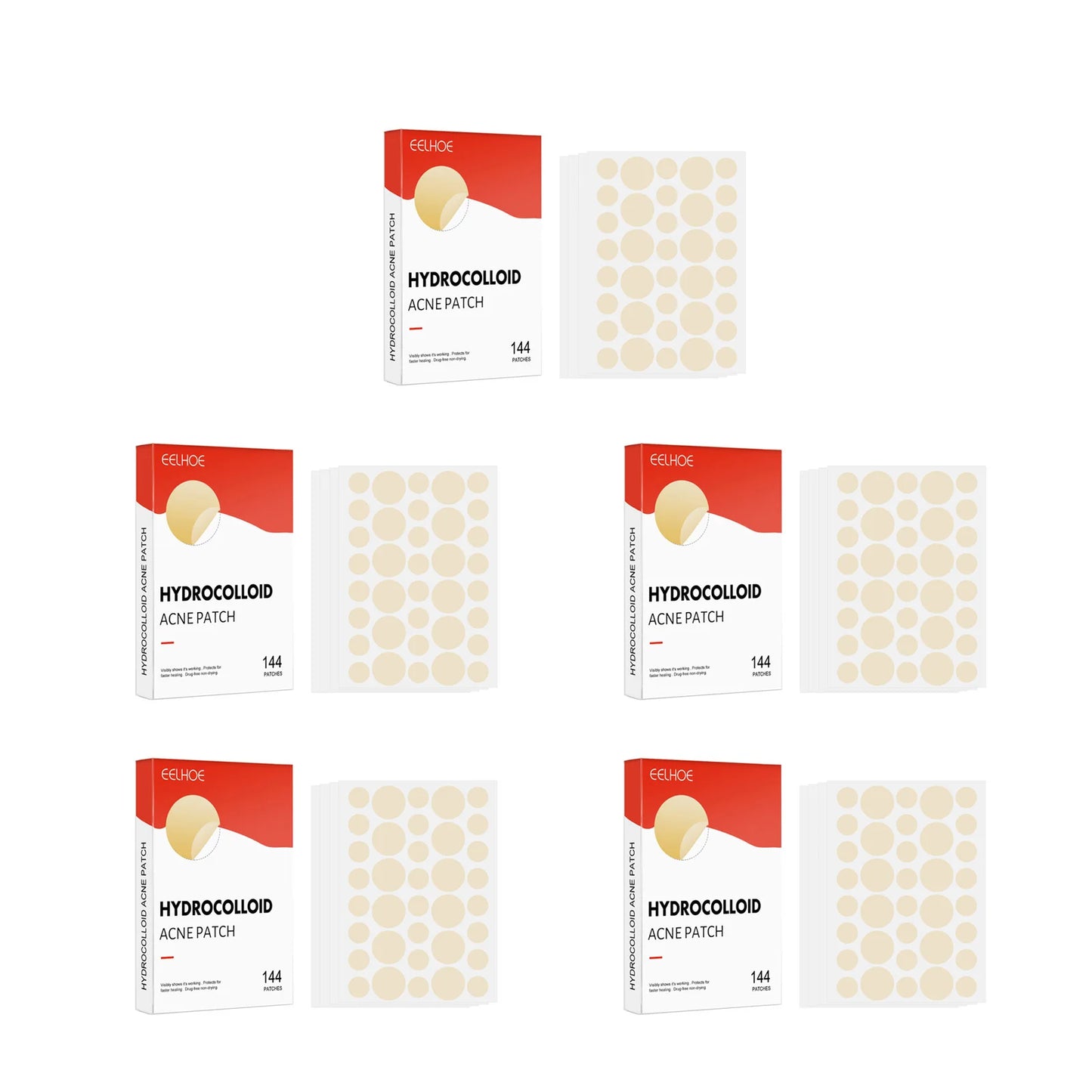 Invisible Hydrocolloid Acne Patches
