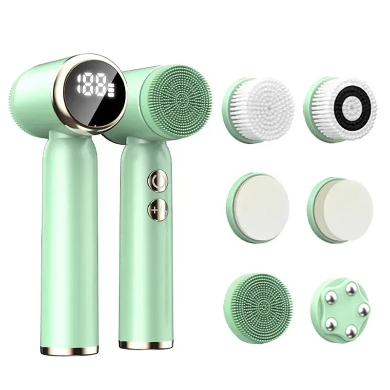 6-in-1 Sonic Facial Cleansing Brush