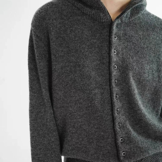Pure Cashmere Hooded Sweater