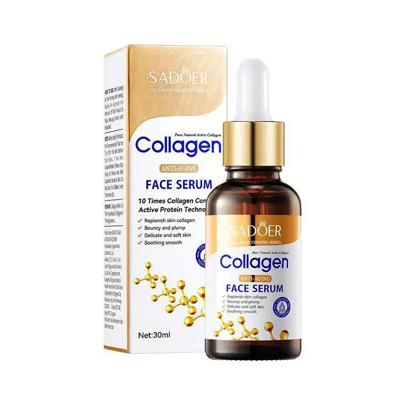 Collagen Skin Care Set – Cleanser, Essence & Face Cream for Deep Hydration