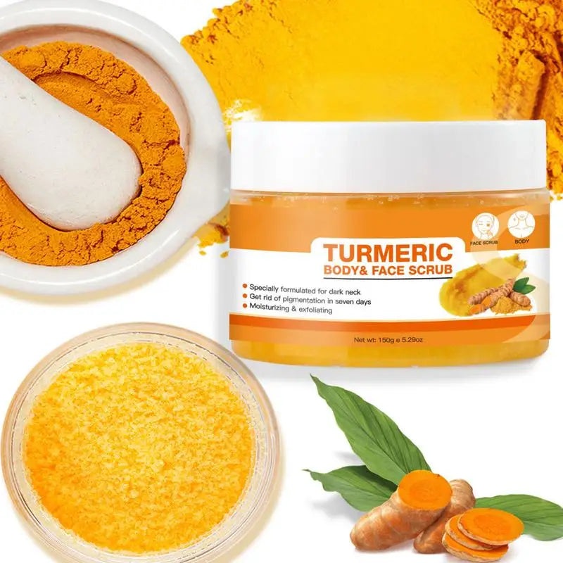 Turmeric Brightening Face Scrub riazexpress