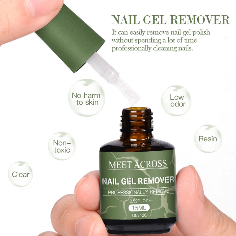 Fast Nail Gel Polish Remover – 15ml Soak Off Magic Cleaner