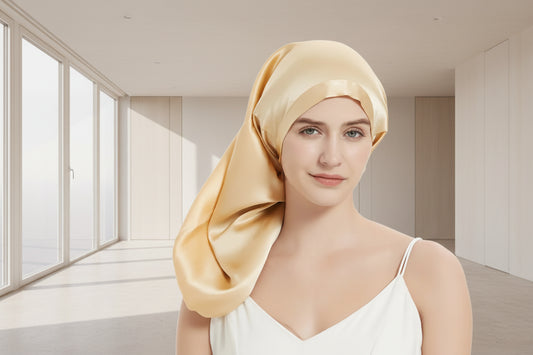 Birdtree 100% Silk Bonnet 60cm
