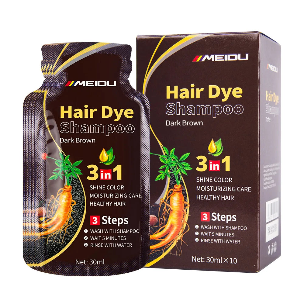 30ml 3-in-1 Hair Dye Shampoo riazexpress