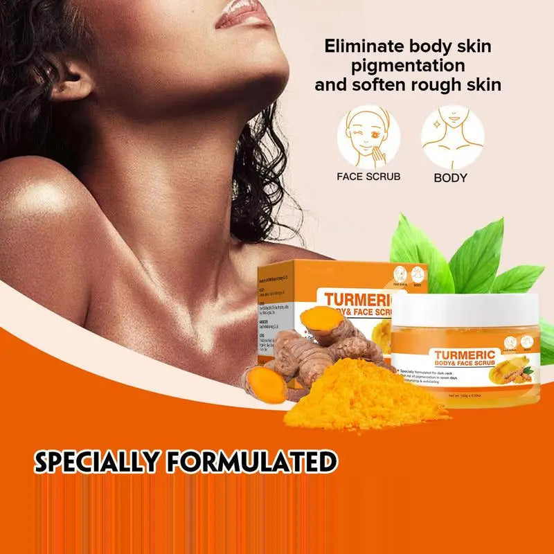 Turmeric Brightening Face Scrub riazexpress