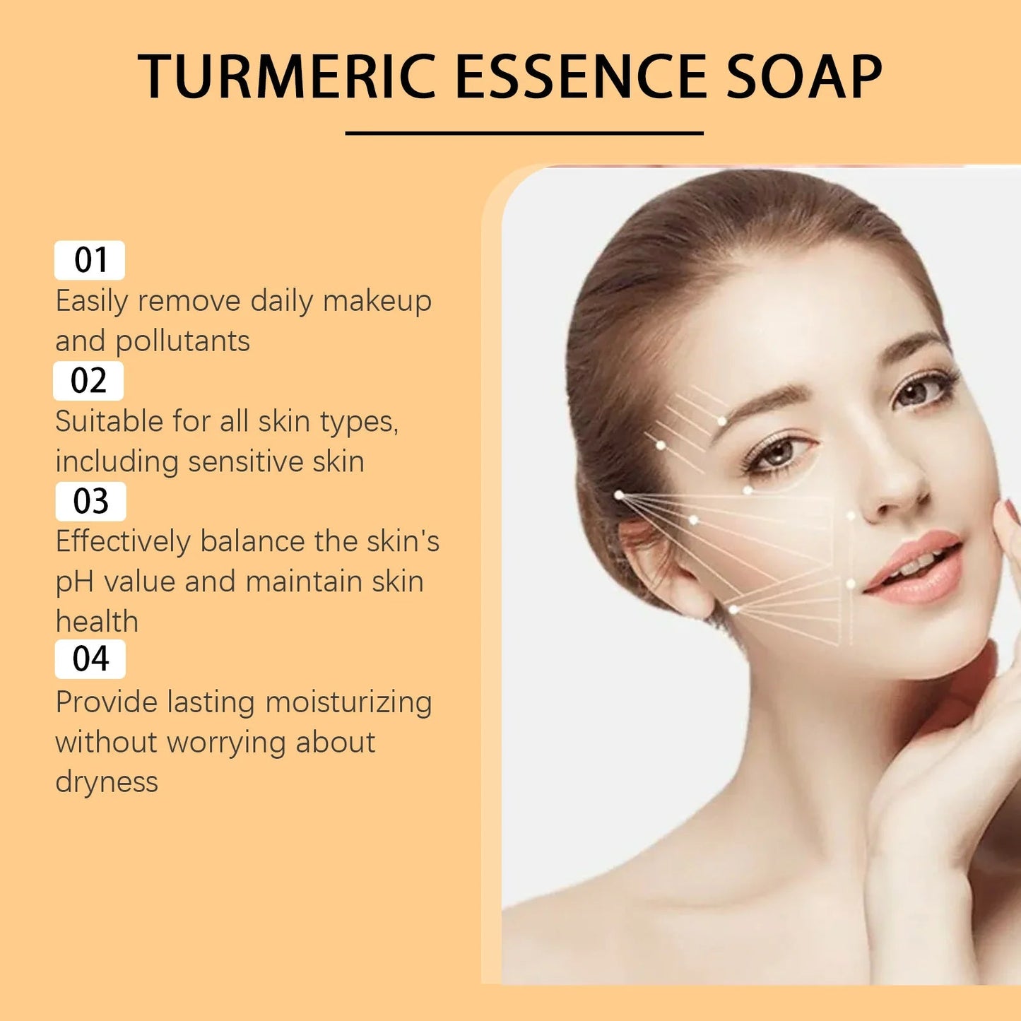 Natural Turmeric Face & Body Bar riazexpress
