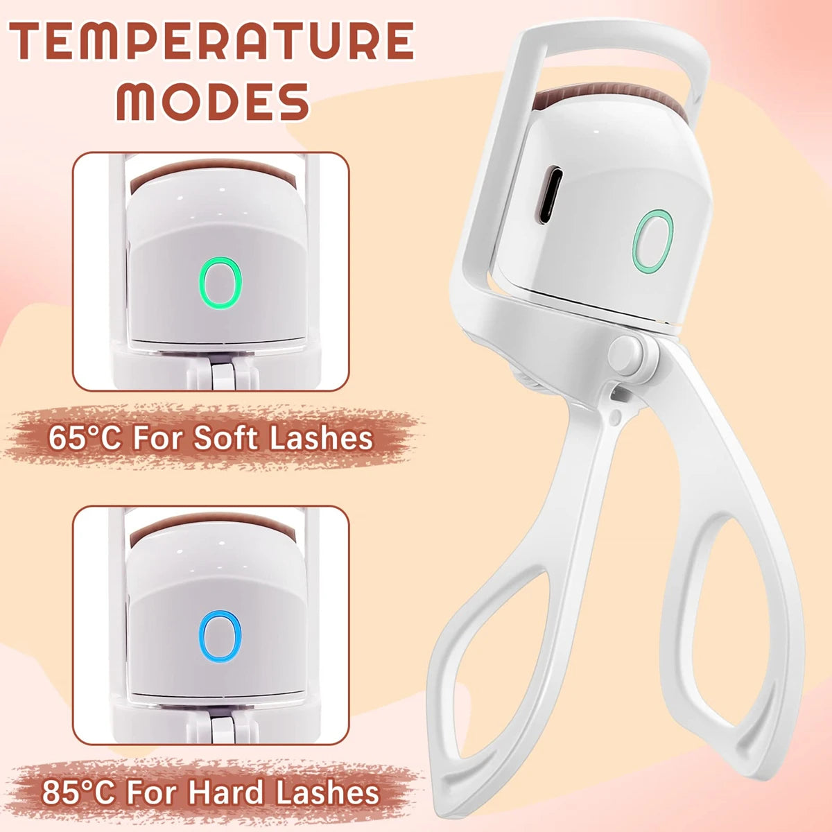Heated Eyelash Curler – Long-Lasting Lift & Curl for Lashes