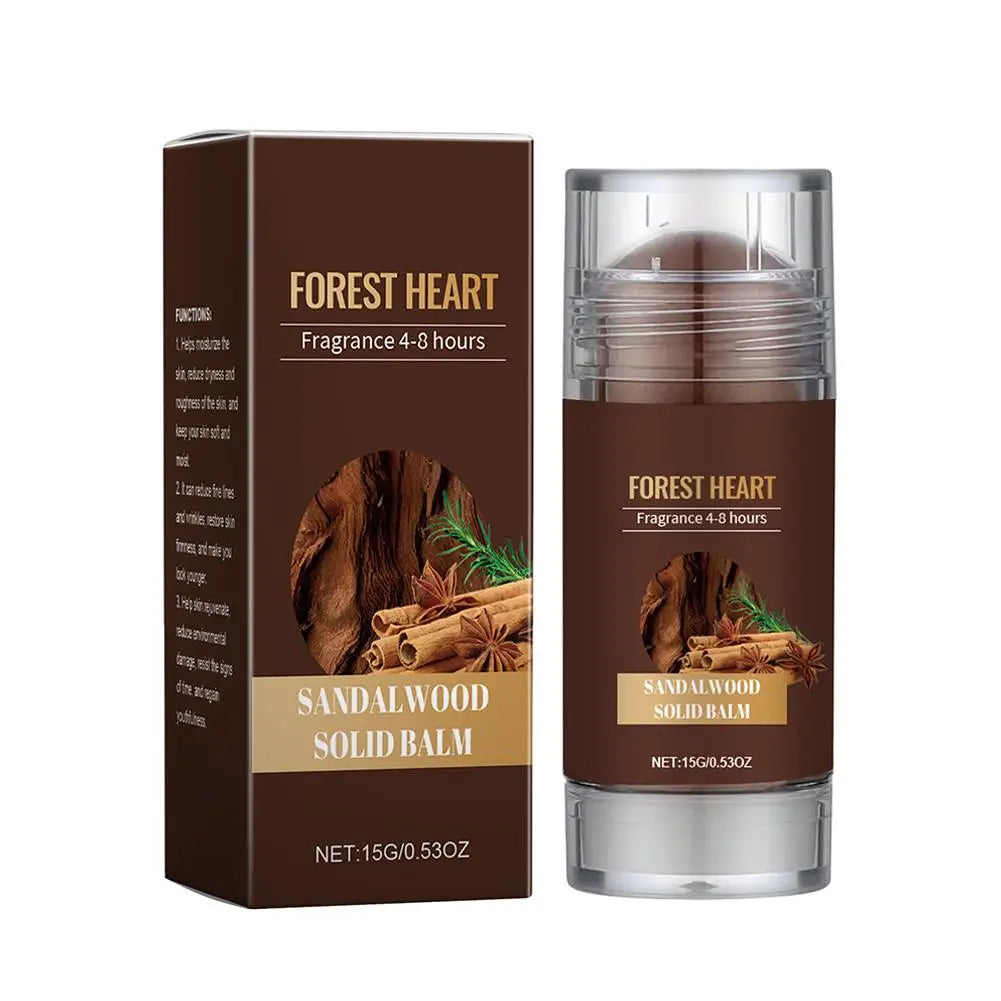 Sandalwood Solid Perfume Balm – Long-Lasting Natural Fragrance