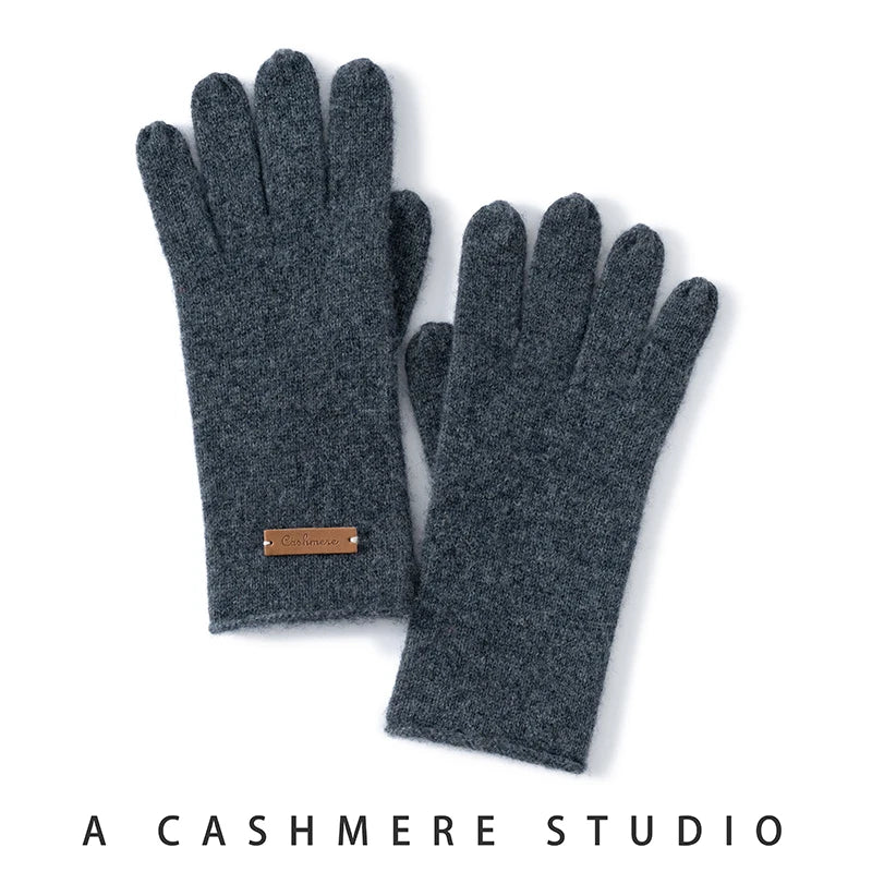 Unisex Cashmere Gloves – Warm Knit Winter Gloves