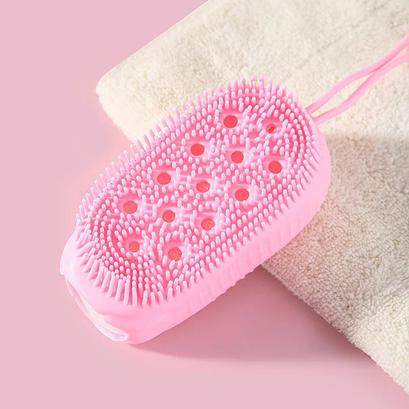 Silicone Foaming Bath Brush riazexpress