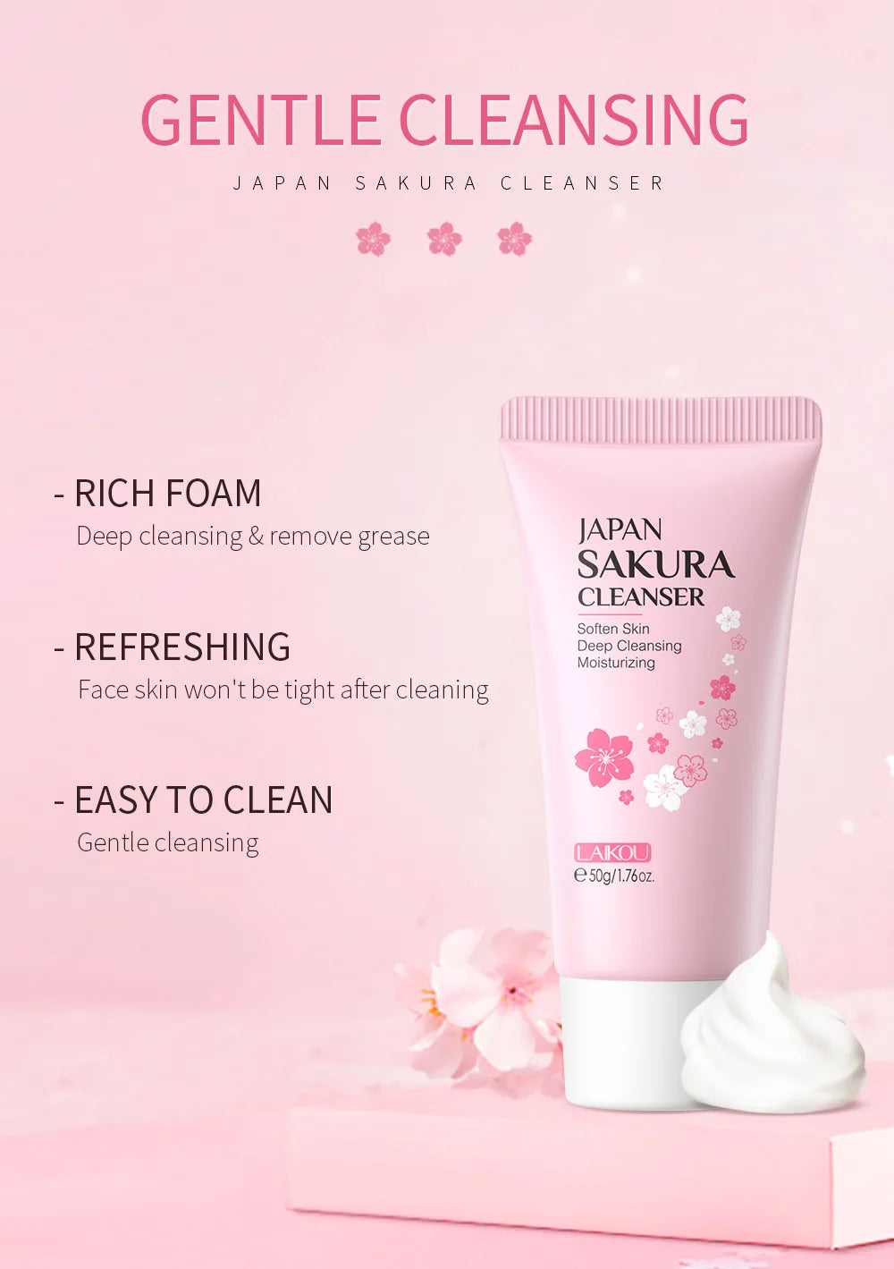 Foam Face Wash – Blackhead & Oil Control 50g