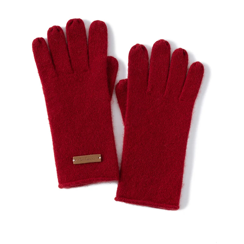 Unisex Cashmere Gloves – Warm Knit Winter Gloves