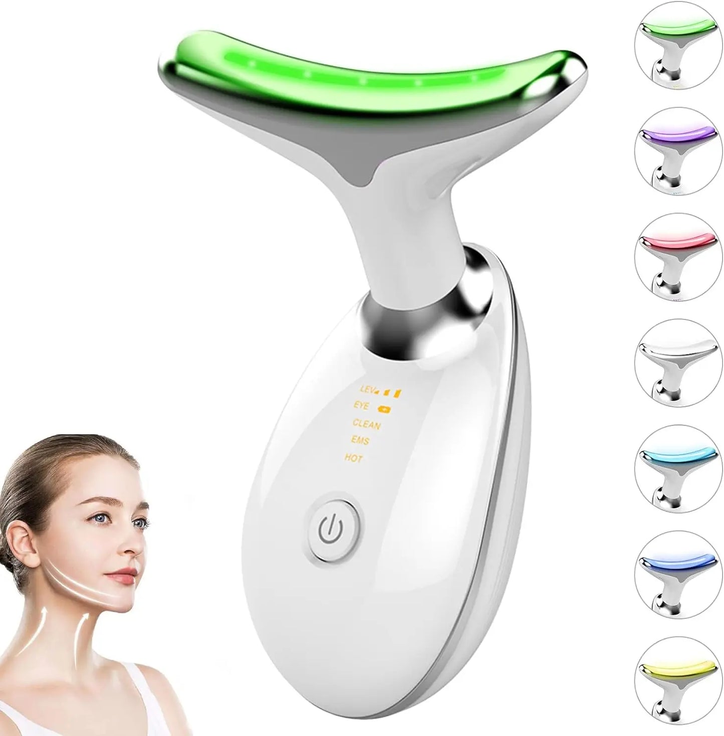 EMS Face & Neck Massager – Photon Therapy Lifting & Slimming Device